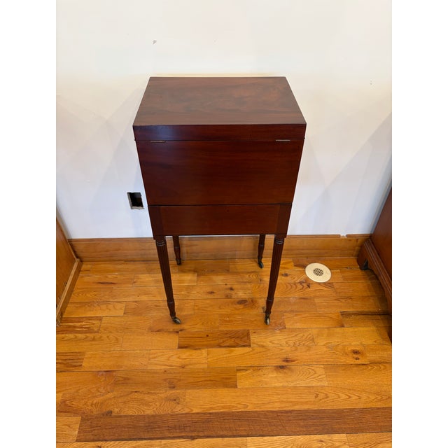 Antique 19th Century Mahogany Silver Chest For Sale - Image 4 of 12