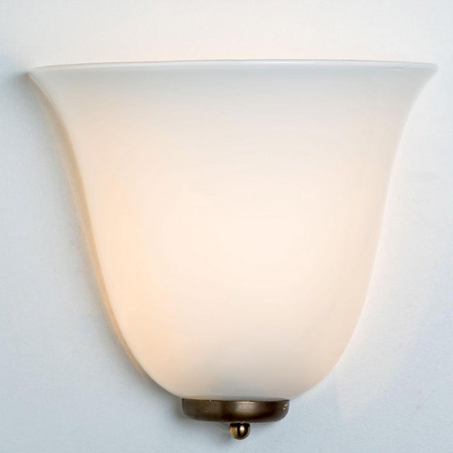1960s Opal Wall Light attributed to Doria Leuchten, 1960s For Sale - Image 5 of 14