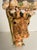 Vintage Gorgeous Pair of Giraffe Wall Brackets Encrusted With Sra Shells For Sale - Image 4 of 6