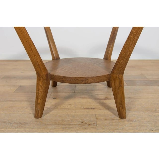 Oak & Glass Coffee Table by Karel Kozelka & Antonin Kropacek for Interior Prague, 1940s For Sale - Image 11 of 13