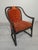 Vintage Upholstered Rattan Armchair For Sale - Image 12 of 18