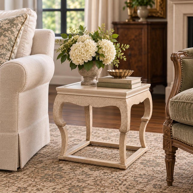 Marge Carson Sculptural End Table For Sale - Image 11 of 11
