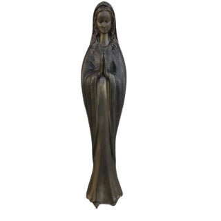 Holy Virgin Statue in Bronze by Biondan Vr, 1990s For Sale