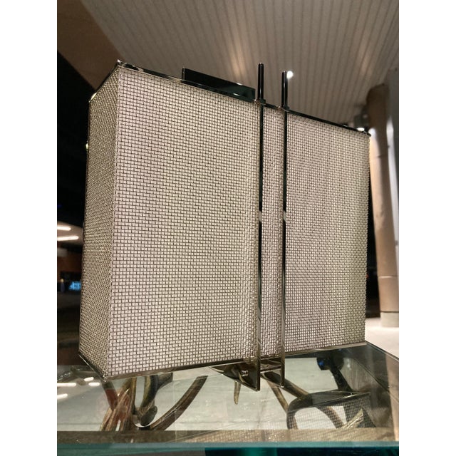 Metal Polished Nickel “Apollo” Wall Sconce With Opaque Shade From Holly Hunt Chicago For Sale - Image 7 of 13