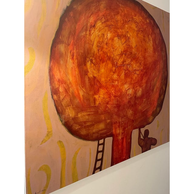Unknown Title, Oil on Canvas, A. Suarez (Signed) For Sale - Image 4 of 5