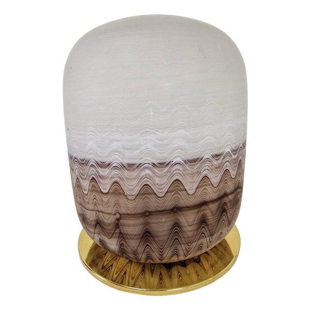 Vintage Hand-Blown Murano Glass Table Lamp, Italy, 1970 For Sale