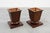 Art Deco Geometric Square Oak Planters, France, 1930s, Set of 2 For Sale - Image 6 of 11