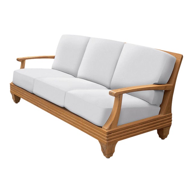 Giati Palazzio Sofa in Natural Canvas For Sale