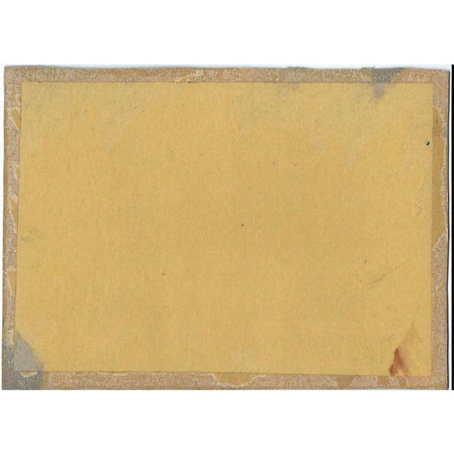 Mid-Century Modern 1960s Arthur Sembler Virginia Beach Watercolor For Sale - Image 3 of 3