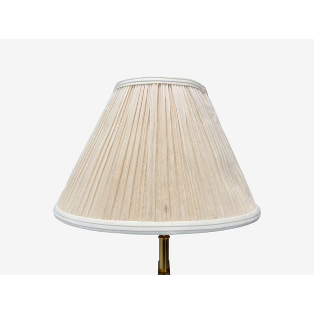 Bergboms, Swedish Modern, Brass, Fabric, Adjustable Table Lamp, Sweden, 1980s For Sale - Image 10 of 10