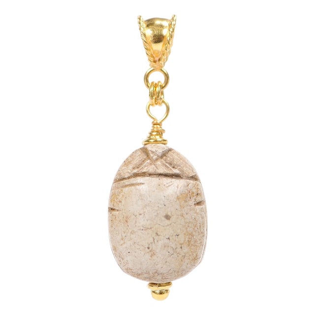 Egyptian Scarab Pendant For Sale