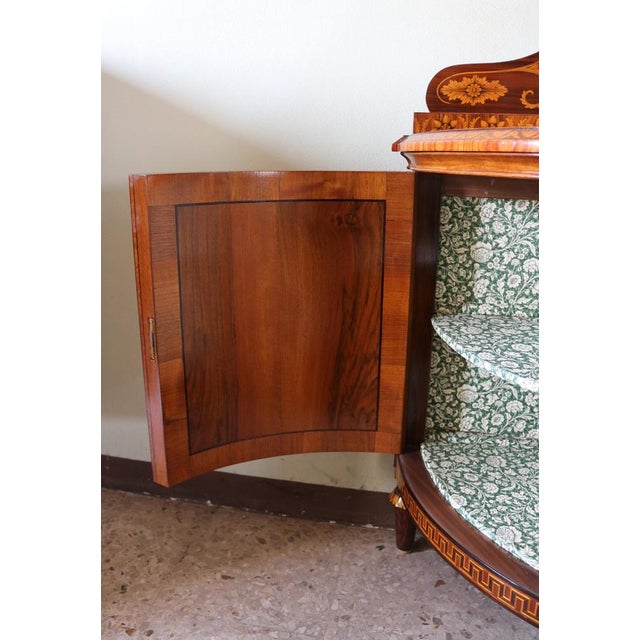 Commode with Flap & Inlaid Showcase in the style of Maggiolini, 1980s For Sale - Image 13 of 18