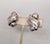 Mid-Century Modern Vintage Signed Napier Modernist Silvertone Scroll Clip Earrings-2 Pieces For Sale - Image 3 of 8