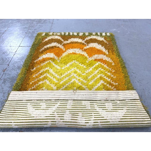 Mid 20th Century Rya Shag Wall Hanging For Sale - Image 9 of 10