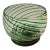 1990s Green Ribbon Bowl For Sale