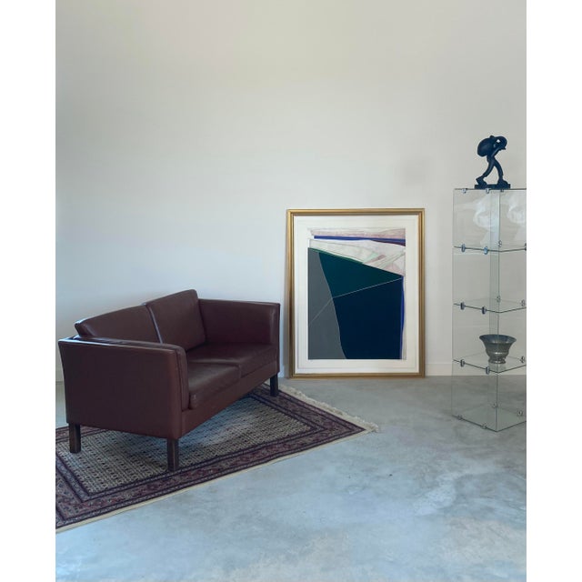 Listed Artist Lee Waisler (B. 1938) Abstract Etching in Gilt Wood Frame For Sale - Image 15 of 18