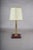 Brass Table Lamp with Leather Base in the style of Jacques Adnet, 1960s For Sale - Image 10 of 11