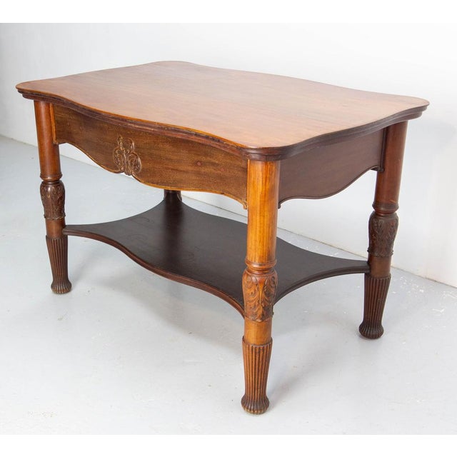 1920s English Carved Side Table,1920 For Sale - Image 5 of 18