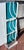 Vintage David Muniz 29" Lucite Art Sculpture Turquoise Blue & Clear Signed '02 For Sale - Image 15 of 16