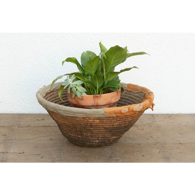 This deeply coiled nomadic harvest bowl perfectly exemplifies the marriage of rural resourcefulness and everyday utility....