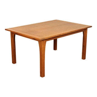 Stickley Mission Collection Oak Butterfly Top Dining Table For Sale