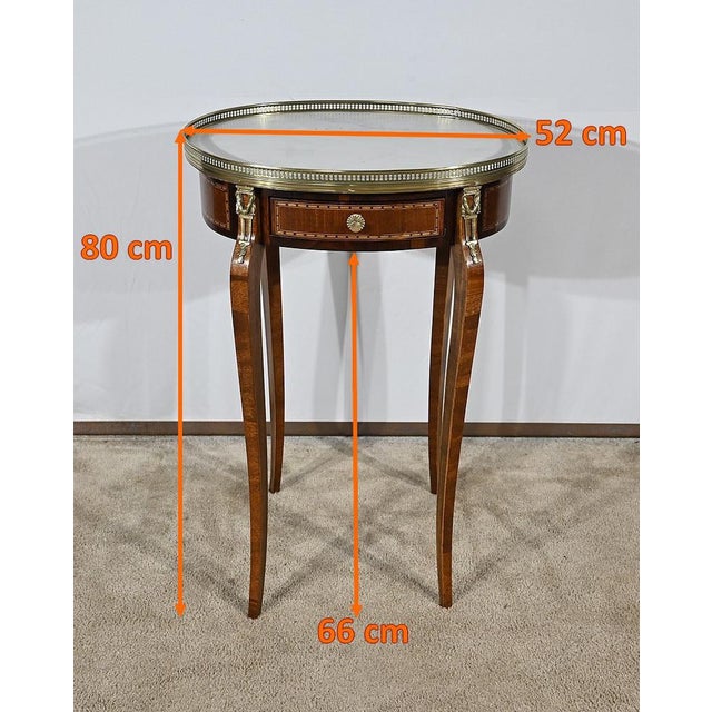 Early 20th Century Louis XVI Mahogany Living Room Table For Sale - Image 17 of 18