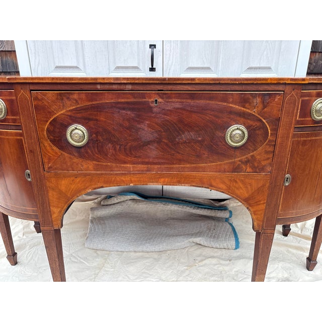 Eary 19th Century Federal Mahogany Sideboard For Sale - Image 4 of 10