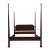 Vintage Henkel Harris Mahogany Queen Size Pencil Post Bed - Style 170, Finish 29 For Sale