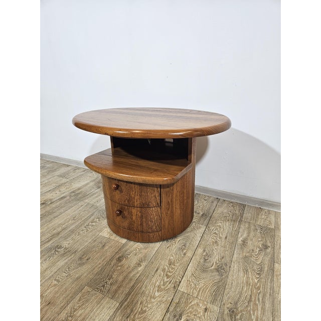 Teak coffee table and TV with a swivel top and drawers - an icon of Danish design from the 1960s and 1970s! The swivel top...
