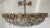 Large Brutalist Crystal & Gilded Brass Chandelier from Palwa For Sale - Image 11 of 12