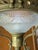 1990s 1990s Traditional Bronze Torchiere Floor Lamp With Etched Frosted Glass Shade & 3-Way Switch For Sale - Image 5 of 7