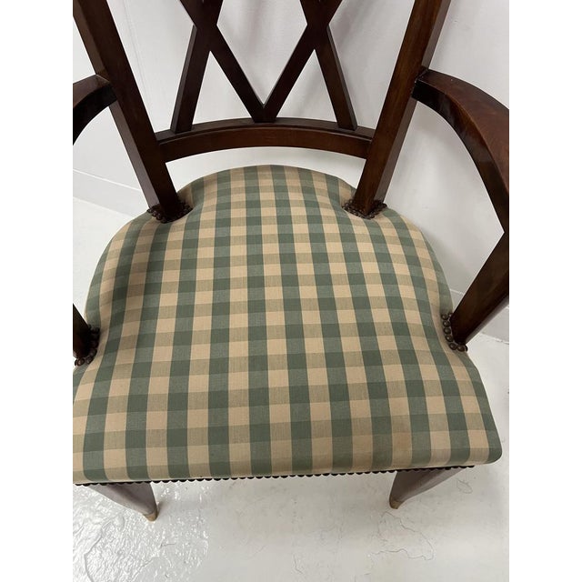 Art Deco Office Chair in Mahogany, 20th Century For Sale - Image 5 of 9