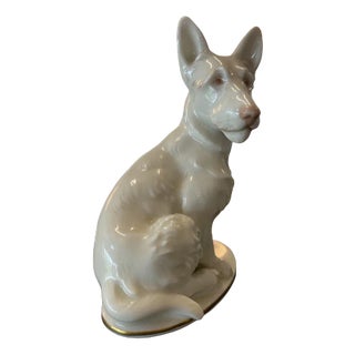 Porcelain Scotch Terrier Figure from Rosenthal For Sale