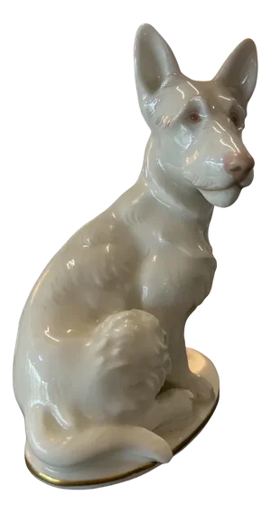 Porcelain Scotch Terrier Figure from Rosenthal