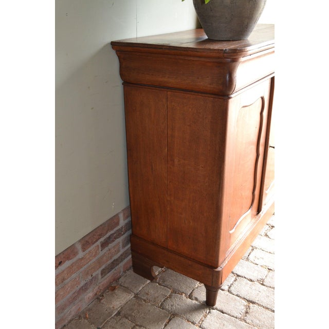 Antique Biedermeier Oak Maid's Wardrobe For Sale - Image 4 of 9