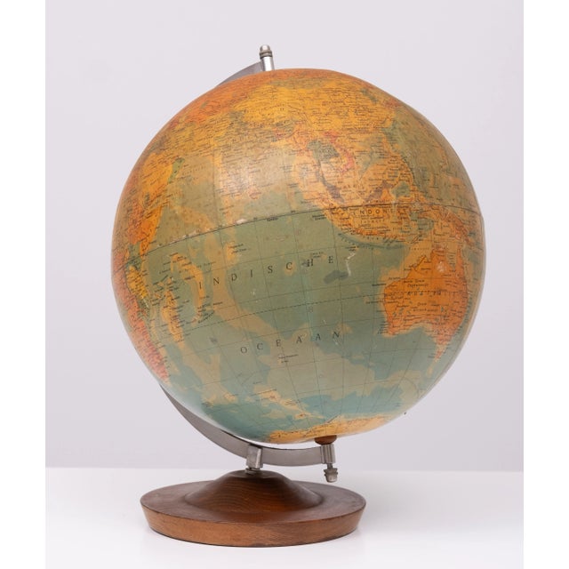 Green Raths Political Earth Globe, Germany, 1950s For Sale - Image 8 of 9