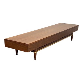 Mid Century Modern Low Credenza/Coffee Table by American of Martinsville For Sale