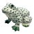 MCM Japanese Andrea by Sadek Herend Style Fishnet Pattern Porcelain Frog For Sale