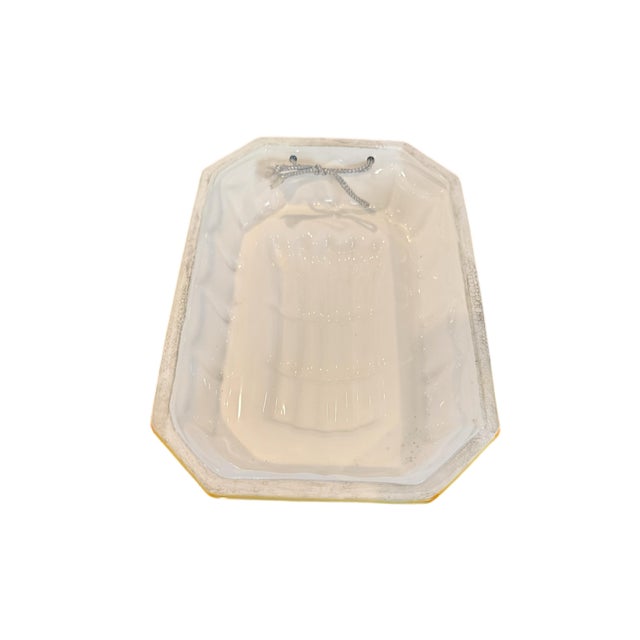 Vintage Majolica Style Asparagus Wall Plaque For Sale - Image 4 of 10