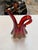 1960s Murano Sommerso Glass Ewer Vase in Amber and Ruby, Italy, 1960s For Sale - Image 5 of 9