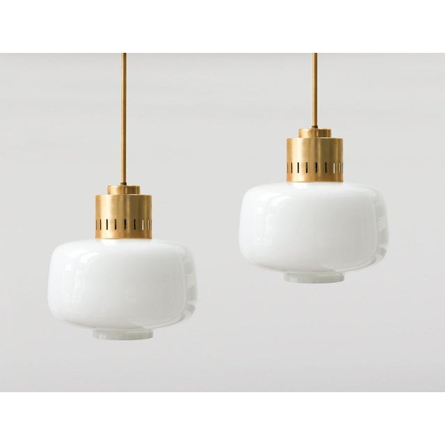 Mid-Century Opaline Pendant Lamps, 1960s, Set of 2 For Sale - Image 13 of 13