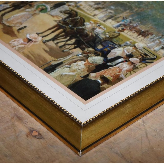 This charming vintage print of Balloon Seller by Alan Maley captures a nostalgic and gently evocative street scene,...