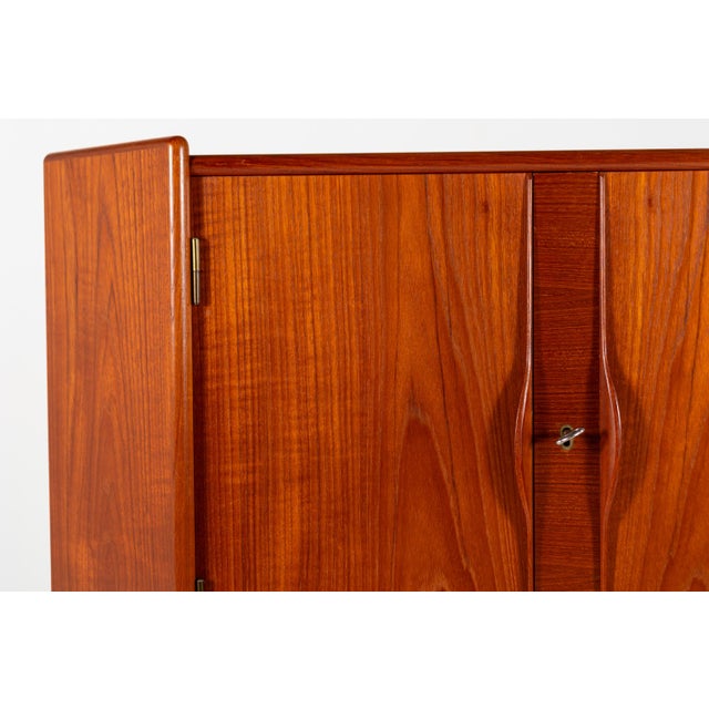 Vintage Danish Teak Cabinet with Drawer, 1960s For Sale - Image 12 of 17