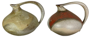 Pottery Vases 313 by Kurt Tschörner for Ruscha, Germany, 1960s, Set of 2