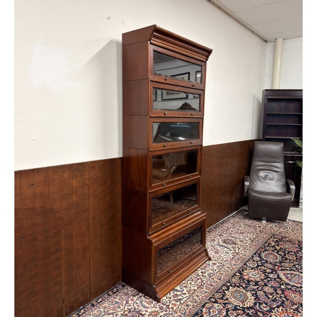 English Bookcase from Globe Wernicke For Sale - Image 4 of 11