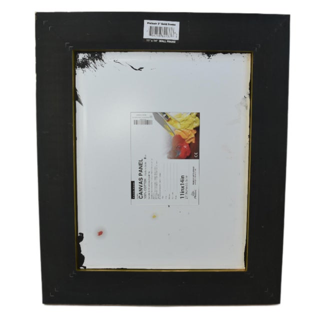 Impressionist Floral Bouquet Painting by Ruth Arenz Including the Antiqued Gold Wood Frame For Sale - Image 4 of 5