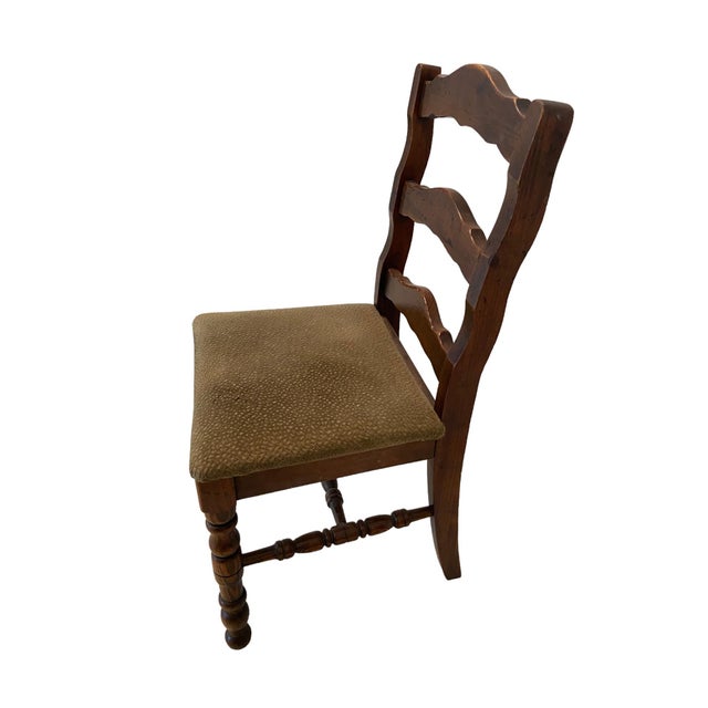 American Mid-Century Young-Hinkle Pine Side Chair, Americana Rustic Boys' Bedroom Chair For Sale - Image 3 of 8