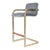 Mid-Century Brass Bar Stool by DIA, 1970s For Sale