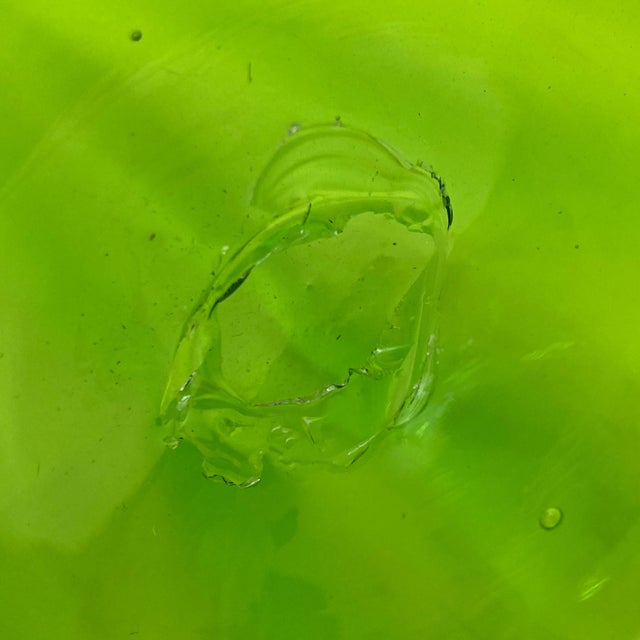 Olive Vintage Blenko Green Decanter, Designer: Myers For Sale - Image 8 of 8