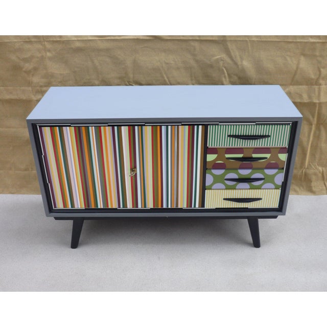 Vintage Chest of Drawers with Two Doors and Drawers, 1960s For Sale - Image 12 of 12